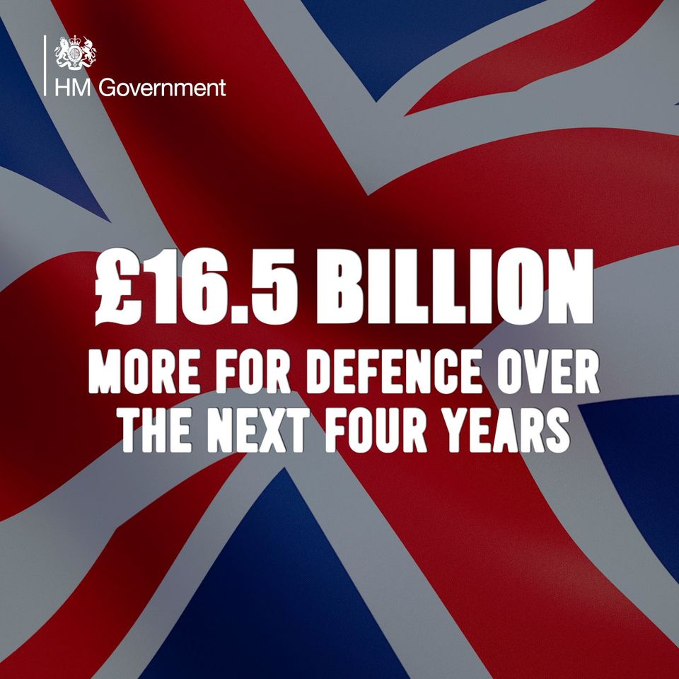 Uk Defence Spending To Increase By £16 5 Billion Shaun Bailey